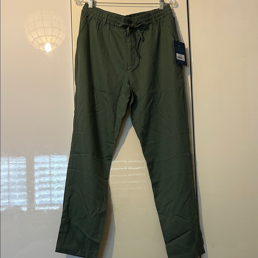 Mack Weldon Olive Drawstring Chinos